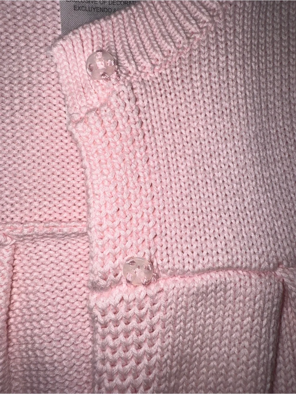 Bonnie Baby Pink Knit Cardigan - Picture 5 of 5